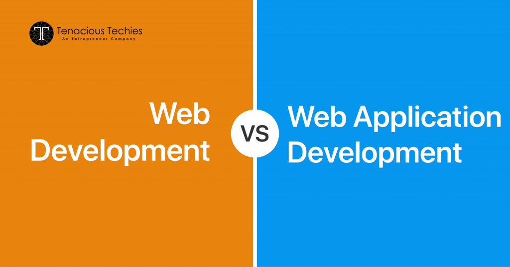 Website development vs Web application development
